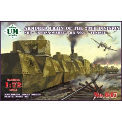 Armored train No1 Krasnoyarec or No2 Yenisei of the 29th division 1/72 UMmT 647