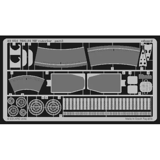 Photoetched set BIG-ED MIG-21MF, for Trumpeter kit 1/32 Eduard BIG-3219