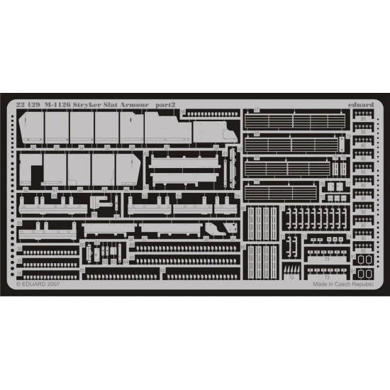 Photoetched set M-1126 Stryker, for Trumpeter kit 1/72 Eduard 22129