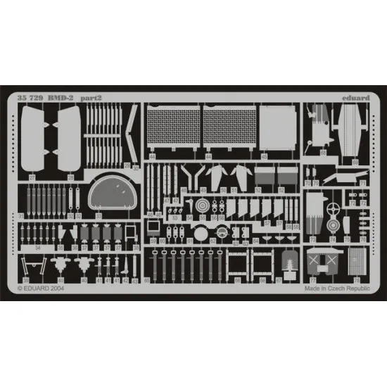 Photoetched set BMD-2, for Eastern Express kit 1/35 Eduard 35729
