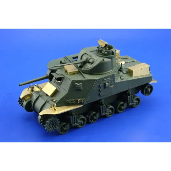 Photoetched set M-3 Lee exterior, for Academy kit 1/35 Eduard 35913