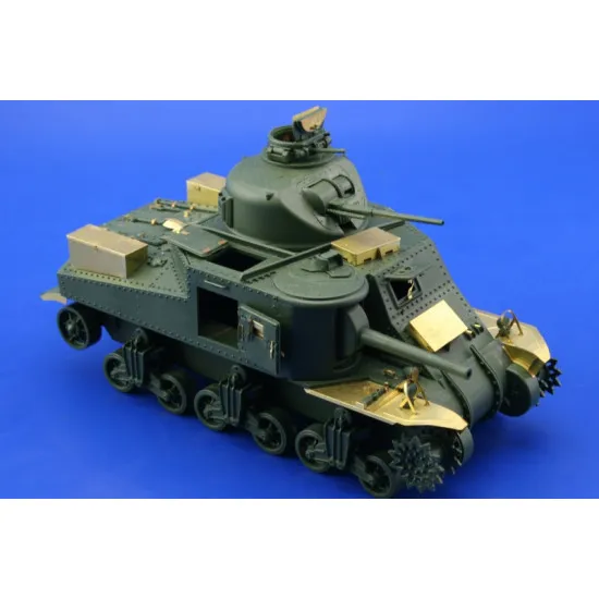 Photoetched set M-3 Lee exterior, for Academy kit 1/35 Eduard 35913