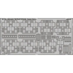 Photoetched Defender XD Wolf W.M.I.K. ammo boxes, for Hobby Boss kit 1/35 Eduard 36193