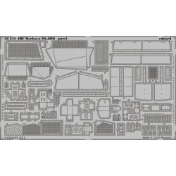 Photoetched set IDF Merkava Mk.IIID, for Meng kit 1/35 Eduard 36242