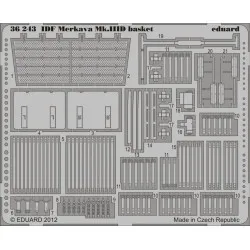 Photoetched set IDF Merkava Mk.IIID basket, for Meng kit 1/35 Eduard 36243