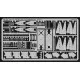 Photoetched set Soviet AA Missile MiG-29/Su-27, for Academy kit 1/48 Eduard 48435