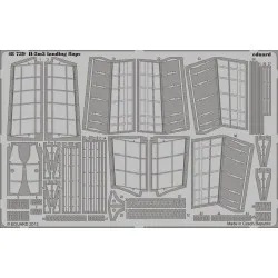 Photoetched set Ilyushin IL-2m3 landing flaps, for Tamiya kit 1/48 Eduard 48739