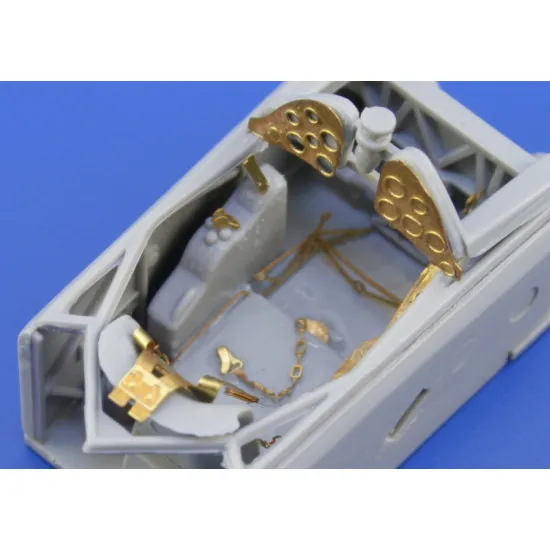 Photoetched set Fiat CR-42, for Italeri kit 1/48 Eduard 49332