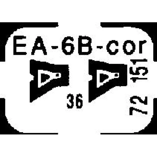 Photoetched set EA-6B Prowler, for Hasegawa kit 1/72 Eduard 72151
