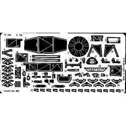 Photoetched set Fi-156 Storch, for Academy kit 1/72 Eduard EDU-72292
