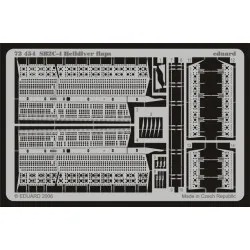 Photoetched set SB2C-4 Helldiver landing flaps, for Academy kit 1/72 Eduard EDU-72454
