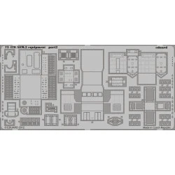 Photoetched set Sea King AEW.2 equipment part2, for CyberHobby kit 1/72 Eduard EDU-73470