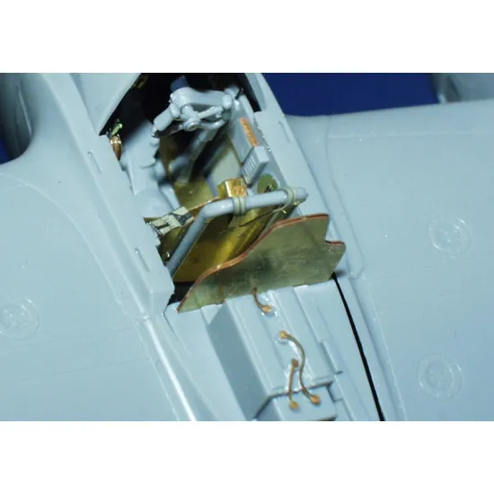 Photoetched set P-38J Color, for Hasegawa kit 1/48 Eduard FE208