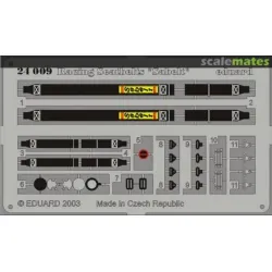 Eduard 24009 1/24 Sabelt 4 Points Black Photo-etched For Car Photo Etched Set