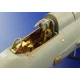 Photoetched set MiG-21PF, for Academy kit 1/48 Eduard FE250