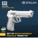 Spalah 17735 1/35 Beretta Pistols 5 Pcs Set Of Scale Models