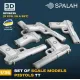Spalah 18035 1/35 Tt Pistols 5 Pcs Set Of Scale Models