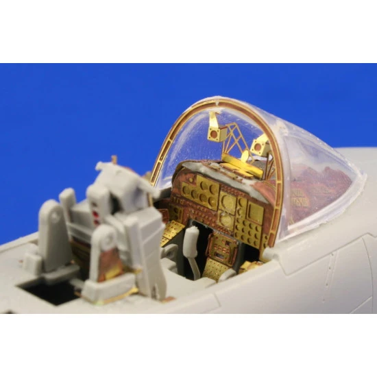 Photoetched set A-10 Thunderbolt II interior Color, for Italeri kit 1/48 Eduard FE377