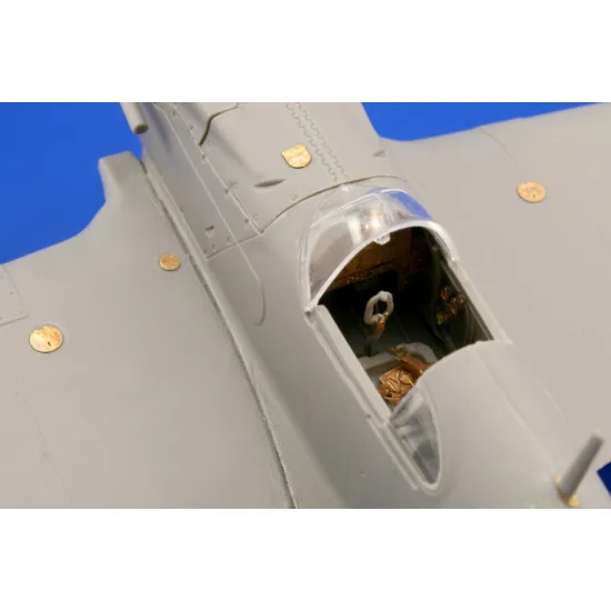 Photoetched set LaGG-3 Color, for ICM kit 1/48 Eduard FE387