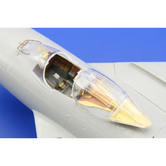 Photoetched set Mig-17PF Color, for HobbyBoss kit 1/48 Eduard FE449