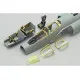 Photoetched set F-4B Phantom interior (self adhesive), for Academy kit 1/48 Eduard FE644