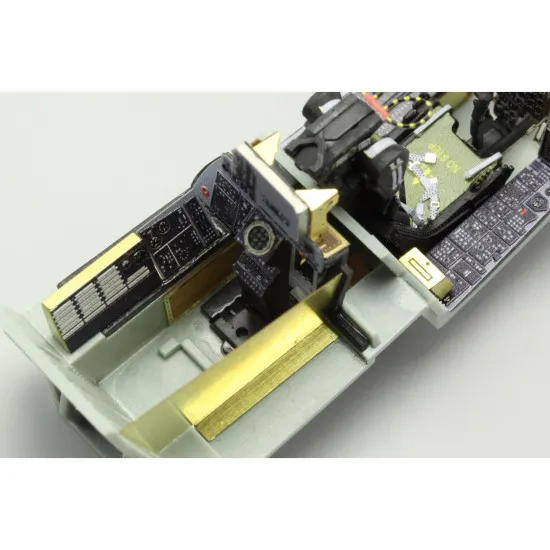Photoetched set F-4B Phantom interior (self adhesive), for Academy kit 1/48 Eduard FE644