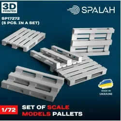 Spalah 17272 1/72 Pallets 5 Psc Set Of Scale Models