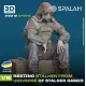 Spalah 10716 1/16 Resting Stalker From Universe Of Stalker Games