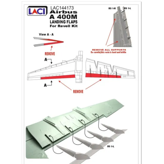 Laci 144173 1/144 A 400 M Flaps Revell