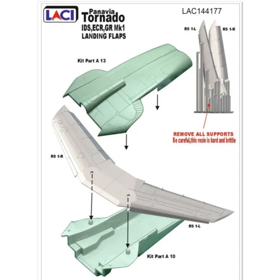 Laci 144177 1/144 Tornado Flaps Revell
