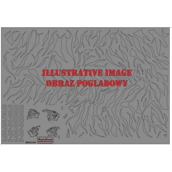 Modelmaker Md32180 1/32 Polish Mig-21um Tiger Schemes Part 1