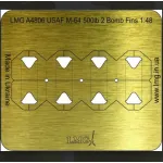 Lmg Ba-48011 1/48 Usaf 500lb M-64 2 Bomb Fins Thickness 0-2mm