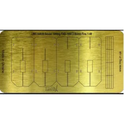 Lmg Ba-48035 1/48 Soviet 1000kg Fab-1000 2 Bomb Fins Thickness 0-2mm