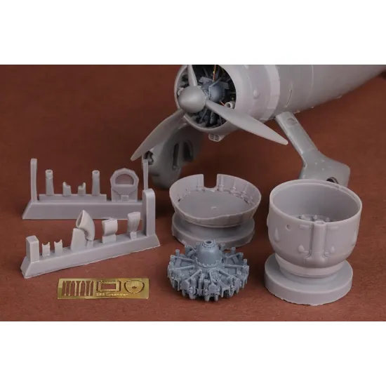 Sbs 48096 1/48 Westland Lysander Mk.i/Iii Engine And Cowling Set For Airfix