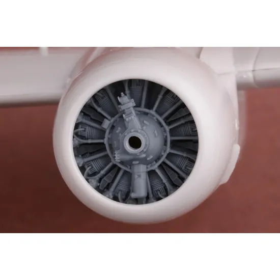 Sbs 72087 1/72 S-2f Tracker Engine And Exhaust Set For Hasegawa Kit