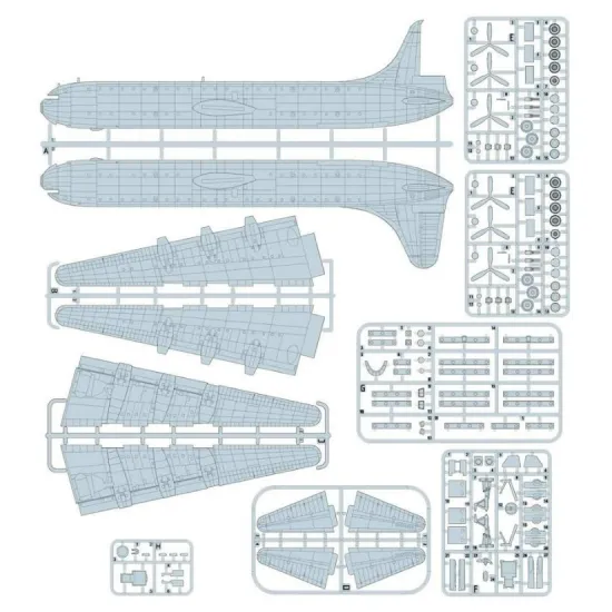 Roden 351 1/144 Convair Xc-99 American Heavy Transport Aircraft Scale