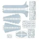 Roden 351 1/144 Convair Xc-99 American Heavy Transport Aircraft Scale