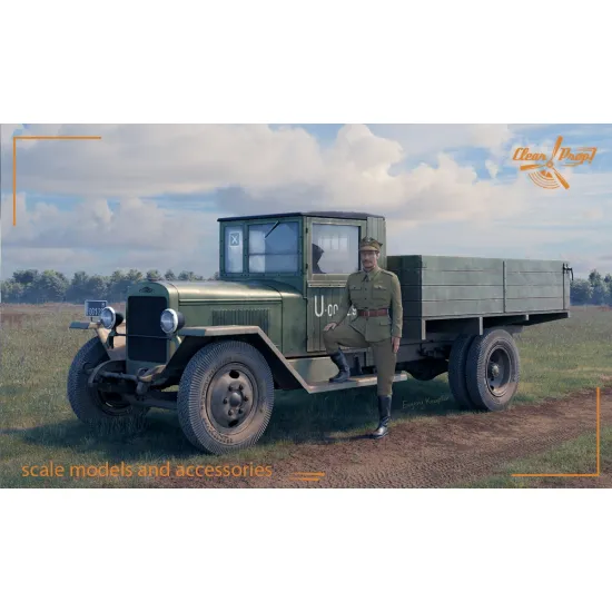 Clear Prop 72053 1/72 Zis-5v W Wojsku Polskim Figure Include