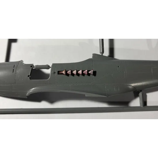 Rexx 48084 1/48 High Detailed Fishtail Exhaust P-39 In Raf Service Rexx 48084 1/48 High Detailed Fishtail Exhaust P-39 In Raf Service