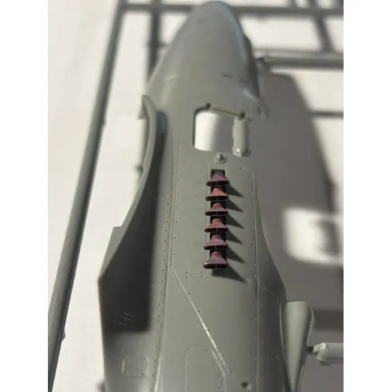 Rexx 48084 1/48 High Detailed Fishtail Exhaust P-39 In Raf Service Rexx 48084 1/48 High Detailed Fishtail Exhaust P-39 In Raf Service