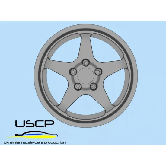 Uscp 24p165 1/24 Resin Wheels 19 Inch Oz Racing Magnesio 19 For Aoshima Fujimi Tamiya