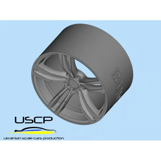 Uscp 24p163 1/24 Resin Wheels 19 Inch Bmw M4 Styling 437 For Aoshima Fujimi Tamiya