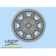 Uscp 24p049 1/24 Resin Wheels 14 Inch Minilite Double Fin For Aoshima Fujimi Tamiya