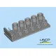 Uscp 24p049 1/24 Resin Wheels 14 Inch Minilite Double Fin For Aoshima Fujimi Tamiya