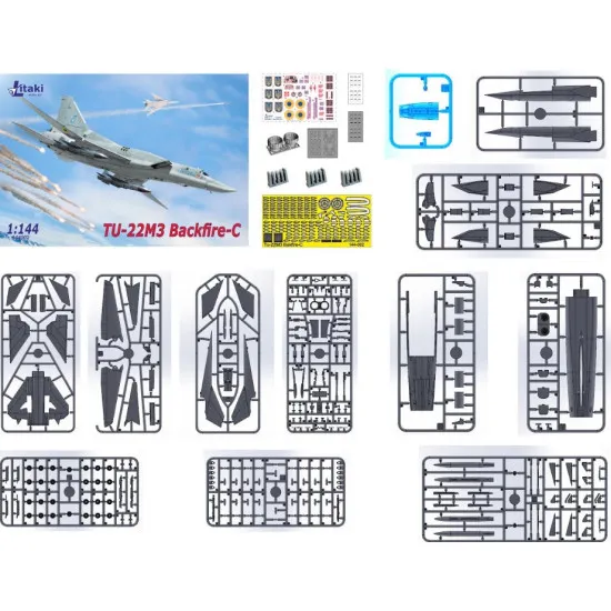 Litaki 144002 1/144 Tu-22m3 Backfire-c Long-range Missile Carrier Ukrainian Air Force