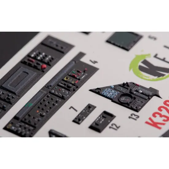 Kelik K32025 1/32 Mirage 2000d/N Interior 3d Decals For Kitty Hawk/Zimi Models Kit