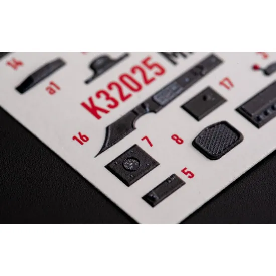 Kelik K32025 1/32 Mirage 2000d/N Interior 3d Decals For Kitty Hawk/Zimi Models Kit