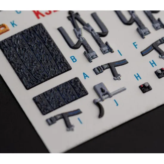 Kelik K32026 1/32 F-16i Sufa - Interior 3d Decals For Academy Kit