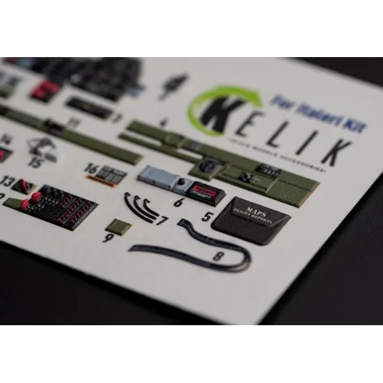 Kelik K48016 1/48 Thunderbolt Interior 3d Decals For Italeri Academy Kit