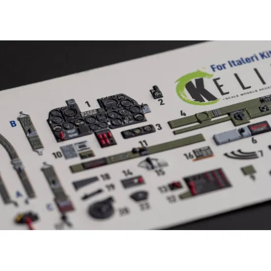 Kelik K48016 1/48 Thunderbolt Interior 3d Decals For Italeri Academy Kit